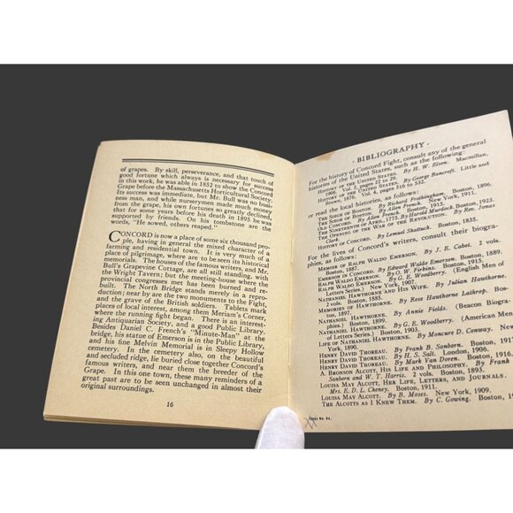 Historic Concord Booklet Presented By John Hancock Life Insurance Co. Featuring - Picture 14 of 15